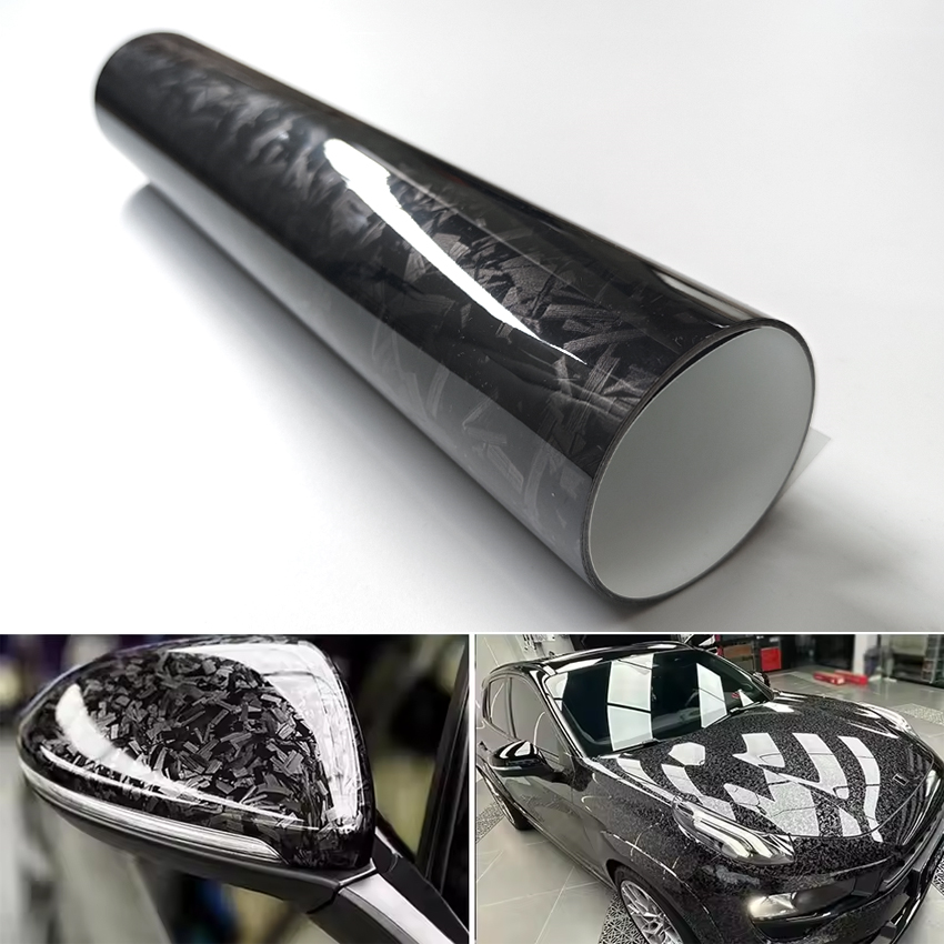 Fep Film - Carbon Fiber Film Glossy Black Car