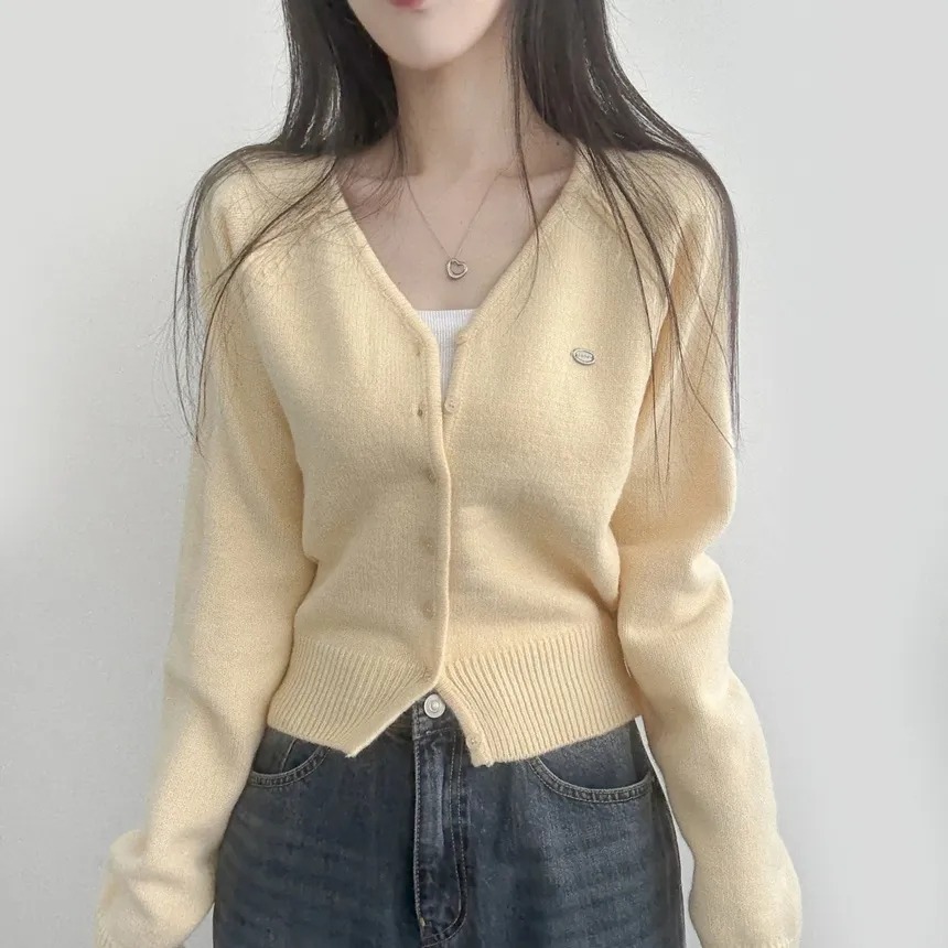 Resin Vat - Women's Knitted Sweater Candy Color Simple