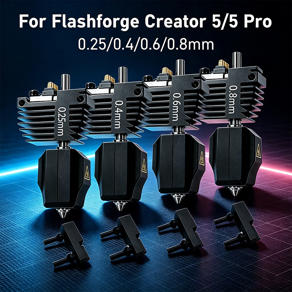 4 pcs Hotend Kit for Flashforg - огляд і ціна Hotend Assembly