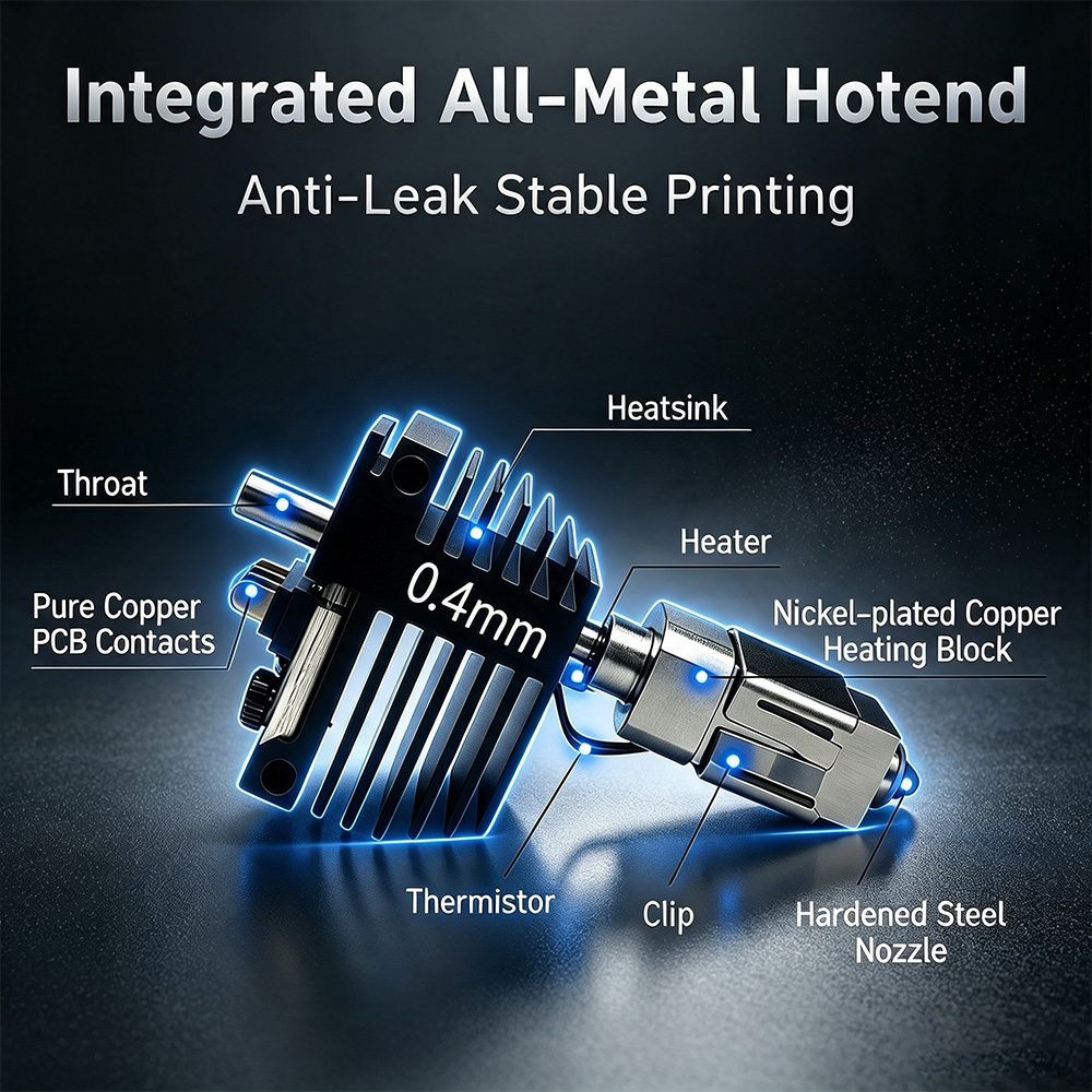 4 pcs Hotend Kit for Flashforg - огляд і ціна Hotend Assembly