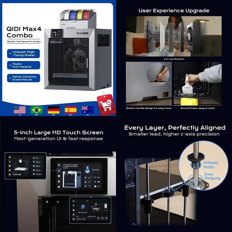 2026 hot sale for QIDI MAX4 Co - огляд і ціна 3D Printer