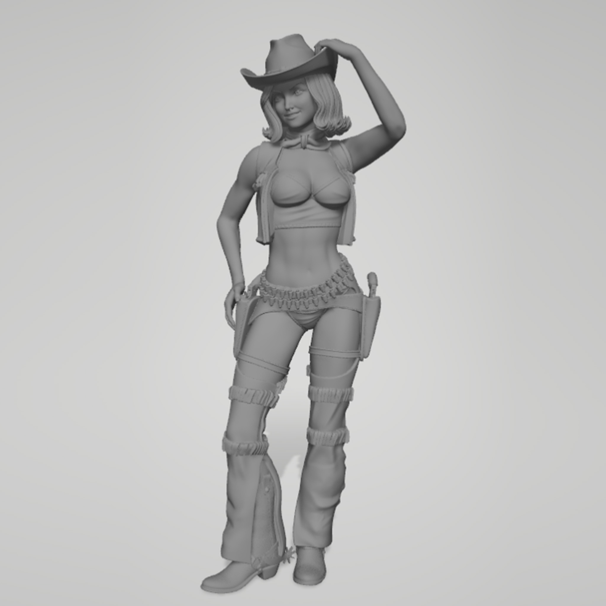 1/24 1/18 1/12 cowboy girl Una - огляд і ціна Resin Printer