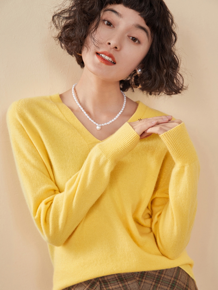 Cashmere V Neck Pullover Sweat - огляд і ціна Resin Vat