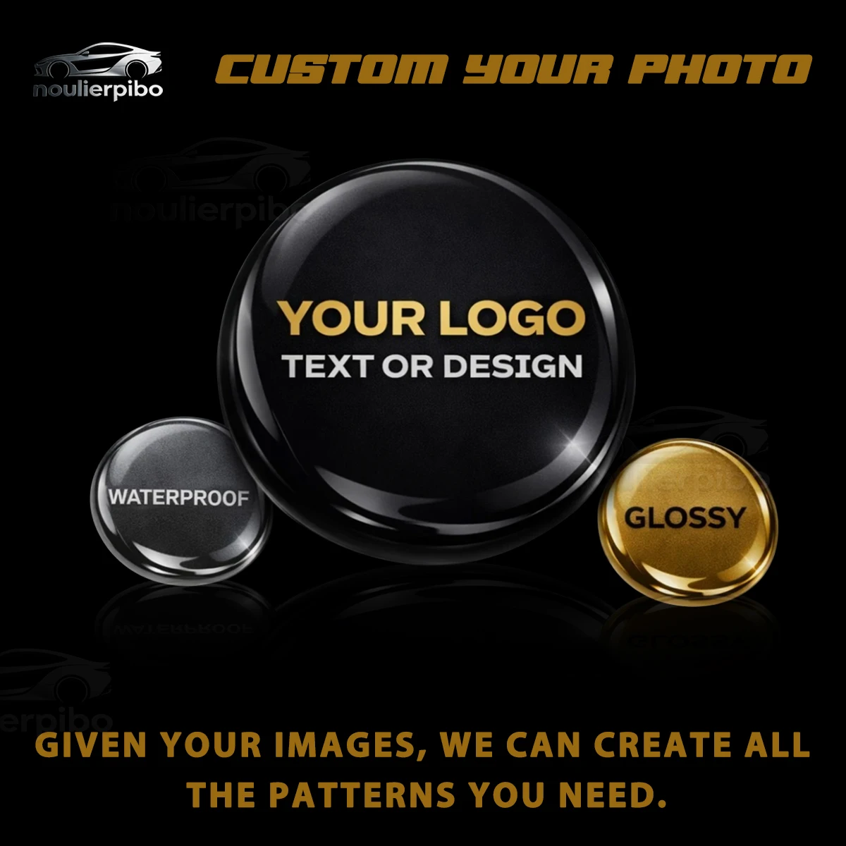 Custom 3D Resin Car Sticker Pe - огляд і ціна Uv Resin