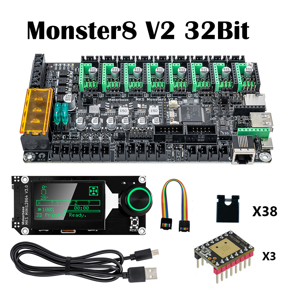 Makerbase MKS Monster8 V2 32Bi - огляд і ціна Mks Sgen