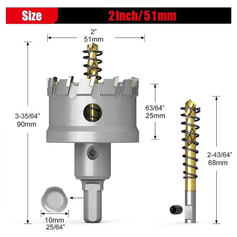 TCT Carbide Hole Saw Kit Carbi - огляд і ціна Nozzle Tungsten