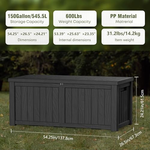 150 Gallon Lockable Resin Deck - огляд і ціна Uv Resin