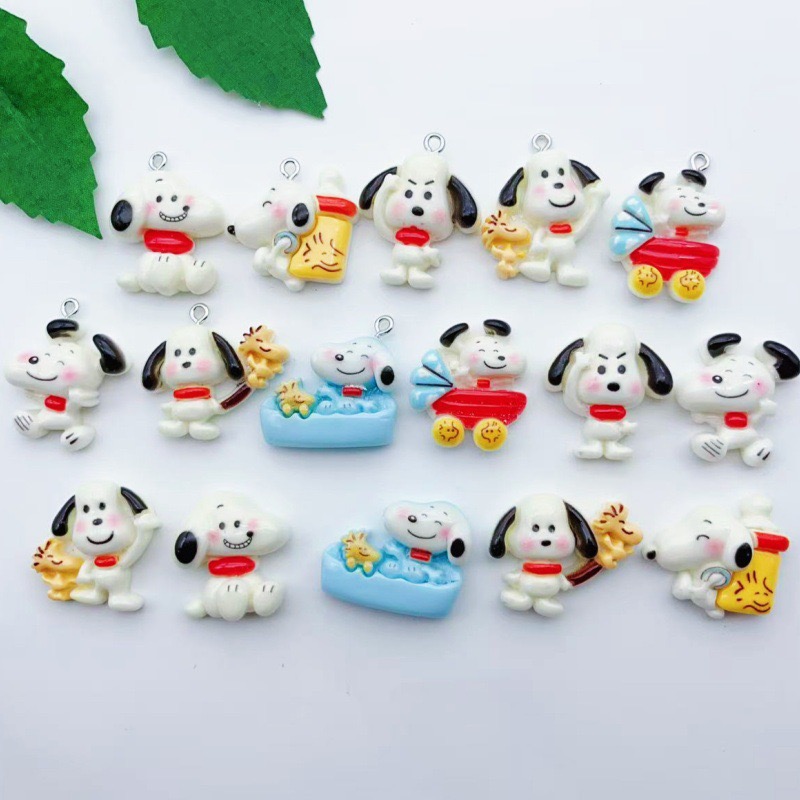 12pcs resin cartoon dog pendan - огляд і ціна Resin