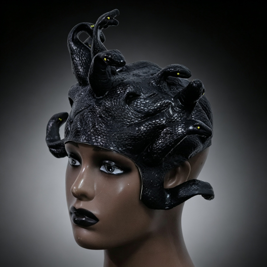 Medusa Latex Wig Mask, Horror  - огляд і ціна Cobra Extruder