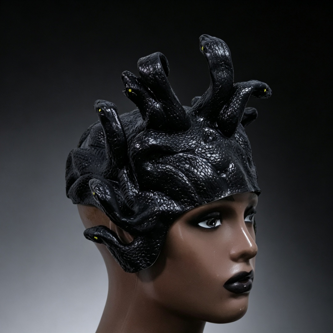 Medusa Latex Wig Mask, Horror  - огляд і ціна Cobra Extruder
