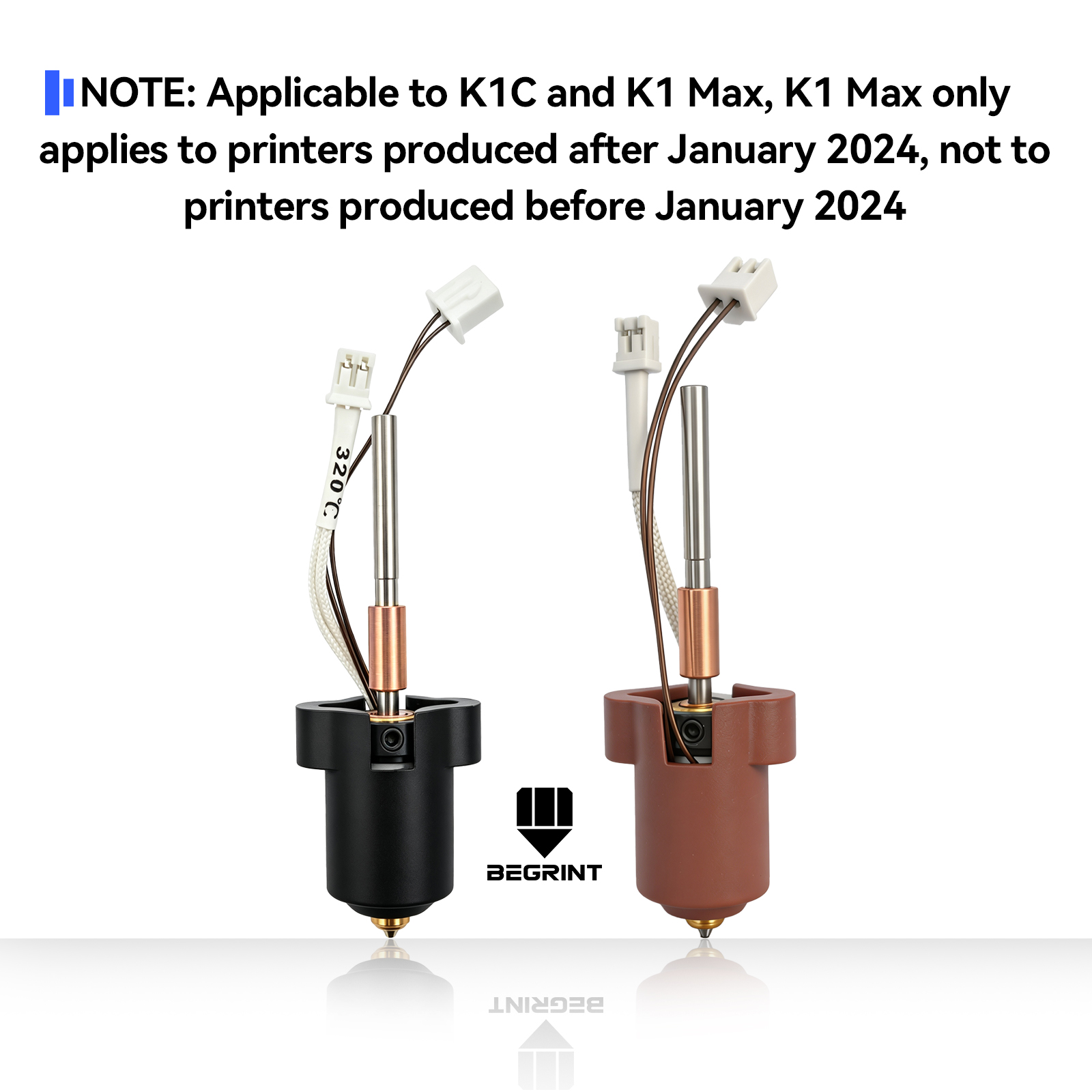 For Creality K1C K1 MAX Hotend - огляд і ціна Hotend Assembly